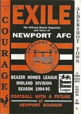 Newport AFC v Aldershot Town 1994/95 FA Trophy