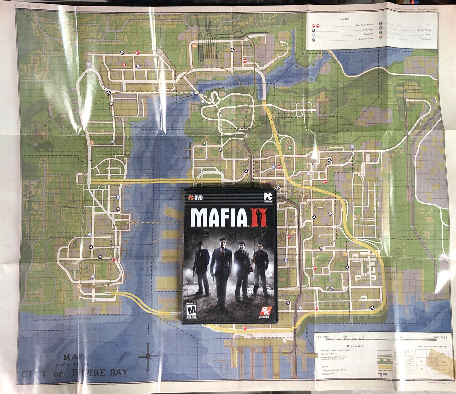 PLAYSTATION 3 PS3 VIDEO GAME MAFIA II COMPLETE W CASE MANUAL 2K GAMES