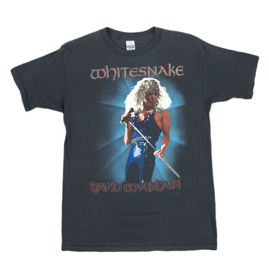 Vintage 1987 USA S M L 50/50 WHITESNAKE David Coverdale Band T Shirt Single Stch
