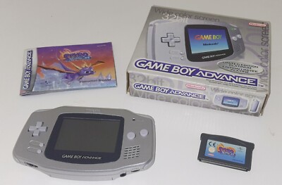 Nintendo Game Boy Advance Gaming Console - Spyro - Platinum