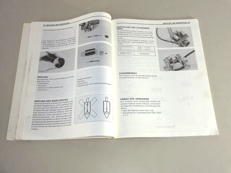 Manual De Taller / Instrucciones De Mantenimiento Suzuki DR 125 S - Edición 1990 - Imagen 4 de 4