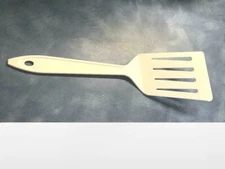 Hutzler Nylon Plastic Reinforced White Cooking Spatula