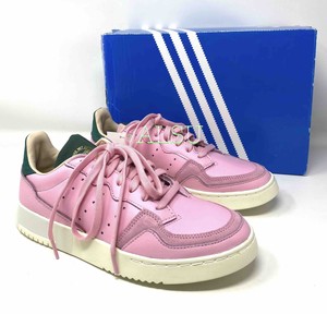 adidas pink leather shoes