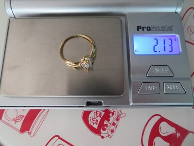 Bague En Or 18 Carats (750/1000), Poids 2,13 Grammes, Taille 55 - Occasion