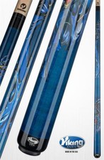 Viking Blue Dragon Billiard Pool Cue Stick wi...