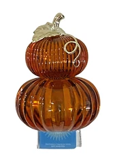 NEW BATH & BODY WORKS STACKED PUMPKINS FALL LIGHT UP 24/7 WALLFLOWERS DIFFUSER