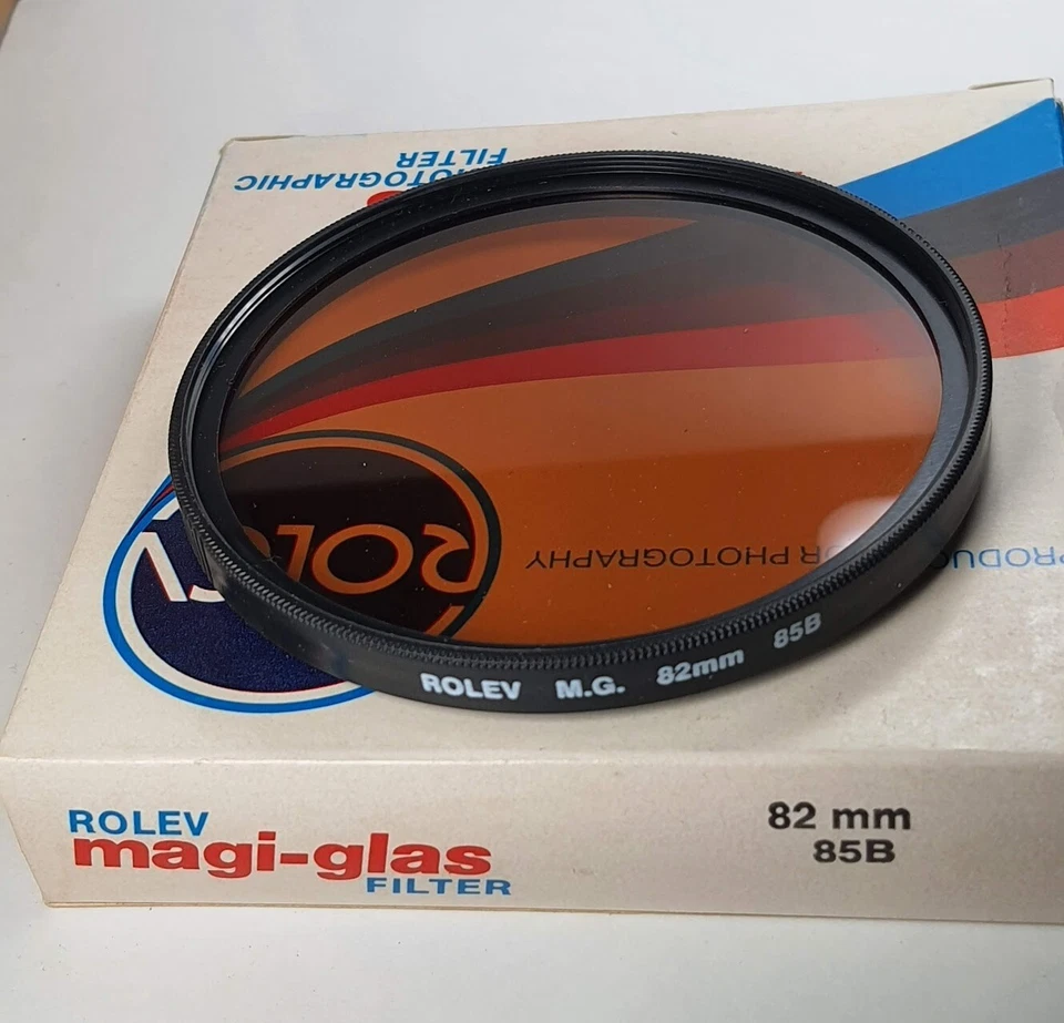 82mm 85B 85-B 85 B Color Conversion German magi Glass Lens Filter 82 mm E82 NOS - Image 3 of 4