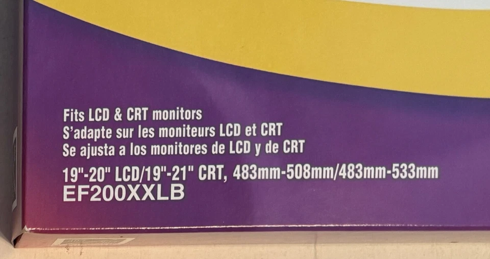 3M EF200XXLB Anti-Glare/Anti-Radiation Monitor Filter for 19 to 21 Inch Screens - Image 2 of 4