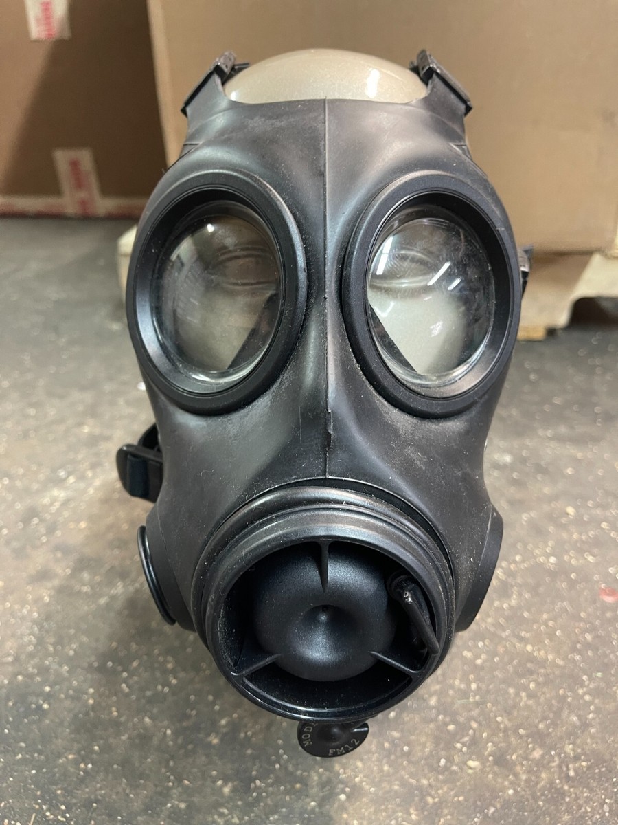 AVON CBRN-FM12 ガスマスク フィルター付き British Avon FM12 S10 Gas Mask + Full Kit / NBC Respirator