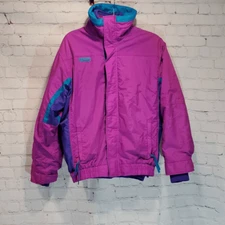 Vintage 90s girl's Columbia bugaboo ski jacket in pink