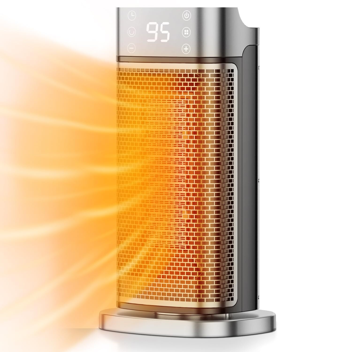 Space Heater, Heaters for Indoor Use with Thermostat, 1500W Electric Heaters ...-image