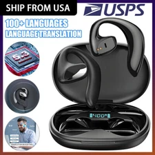 144 Language M8 Translator Earbuds Wireless Bluetooth Two Way Translator Device