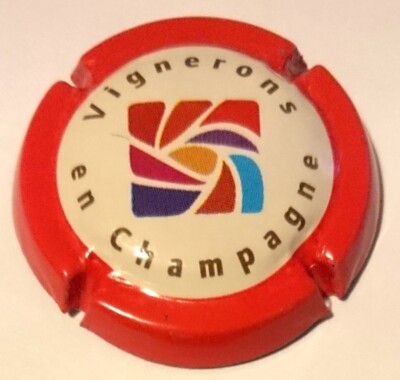 Champagnerkapsel ''Vigneron en Champagne'' Ctr rot