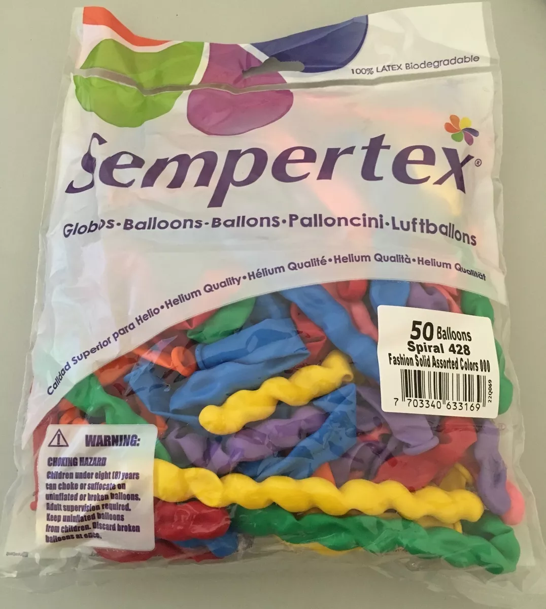 50 Spiral 428 Modelling Balloons Great For Kids Parties 4