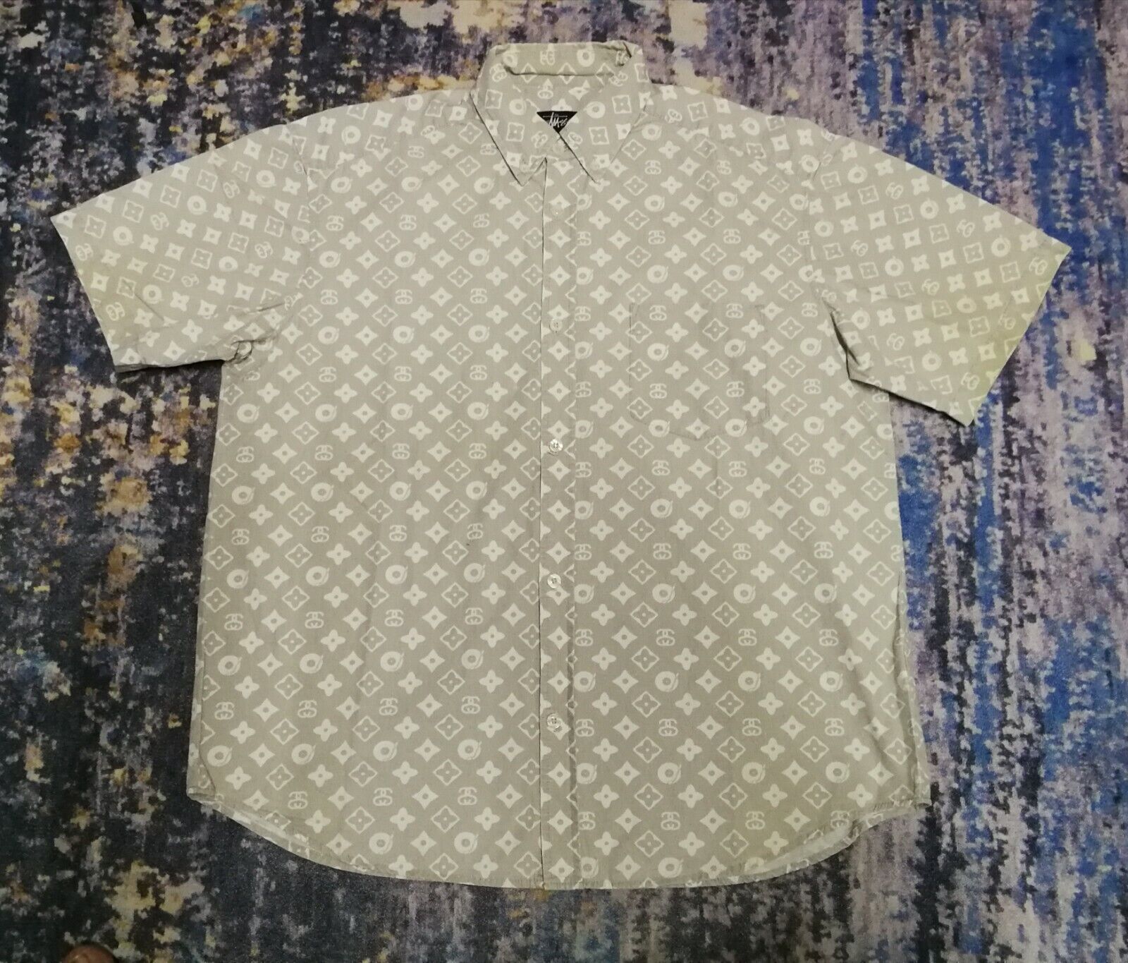 Vintage Stussy LV Monogram Shirt 90's