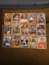 Lot Of 15, 1987 Topps Baseball Card  Cards Iconic Wood Grain Background! Mint