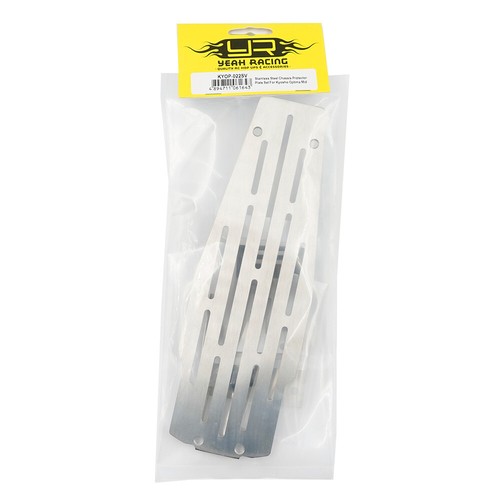 Yeah Racing KYOP-022SV Stainless Steel Chassis Protector Plate Set : Optima Mid - Picture 3 of 3