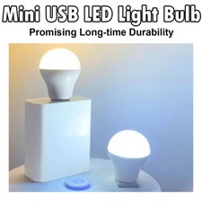 Mini USB Night Light Cool White LED Lights Portable Home USB Night Reading Light