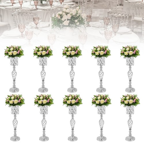 10 pezzi centrotavola matrimonio puntelli vasi fiori tavolo evento festa palco vaso alto - Foto 17 di 24