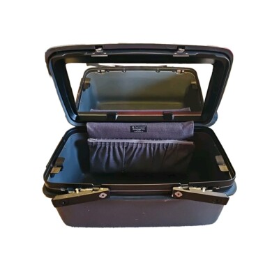 Vtg Gray Samsonite Advantage SSL Carry On Cosmetic Makeup Case No Tray or Key