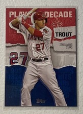 MIKE TROUT - 2020 Topps Series 2 - Player Of The Decade Insert - MT-14 - Angels