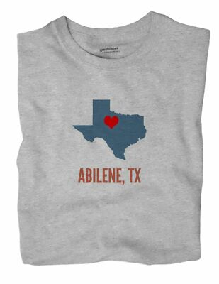 #ad Abilene Texas TX T Shirt HEART $18.99