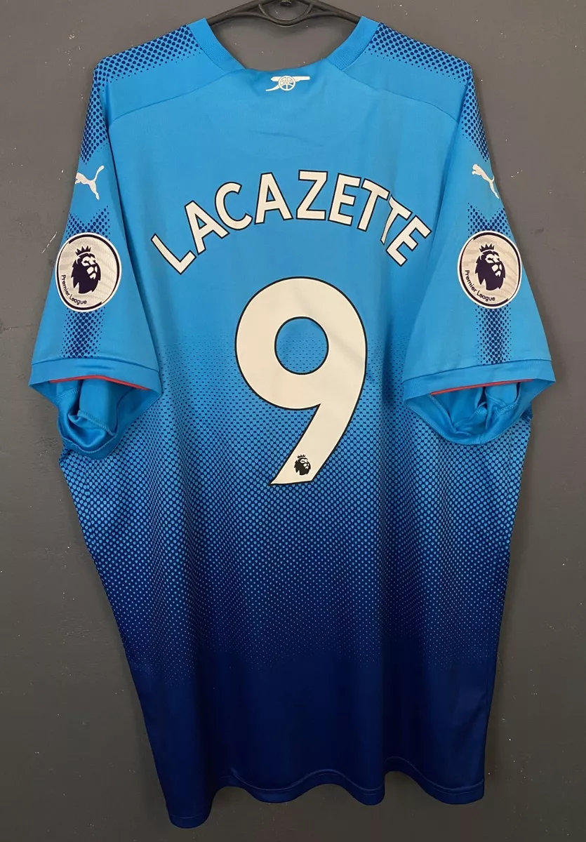 MEN FC ARSENAL 2017 2018 LACAZETTE 9 SOCCER FOOTBALL SHIRT JERSEY