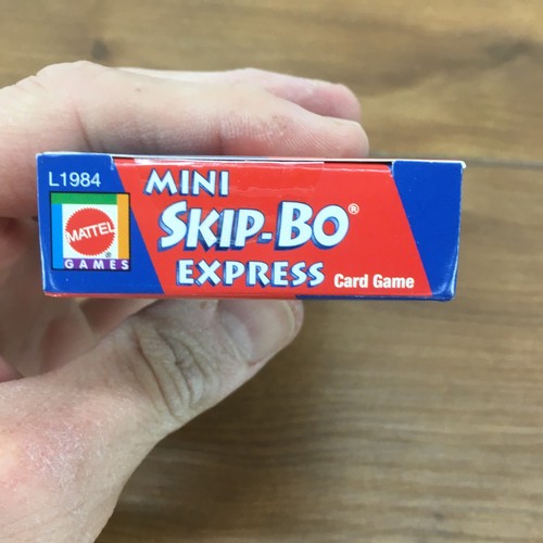 Mini Skip-Bo Express Card Game Mattel Games New Card Pack Sealed 2006 - Picture 7 of 7