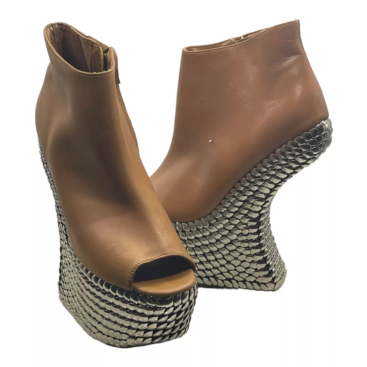 Heel less on sale booties
