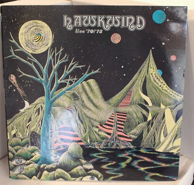 Hawkwind Live '70/'73 UK Vinyl LP 1st pressing DOJO LP11 1985