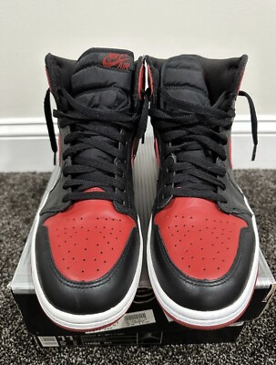 Air Jordan 1 Retro Bred 2001 Sneakers | eBay