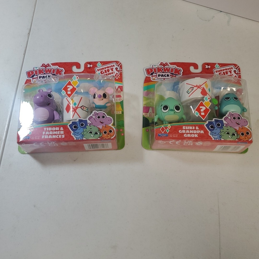 Playmates Toys PikWik Pack 37143 Suki Grandpa Grok Tibor Farmer