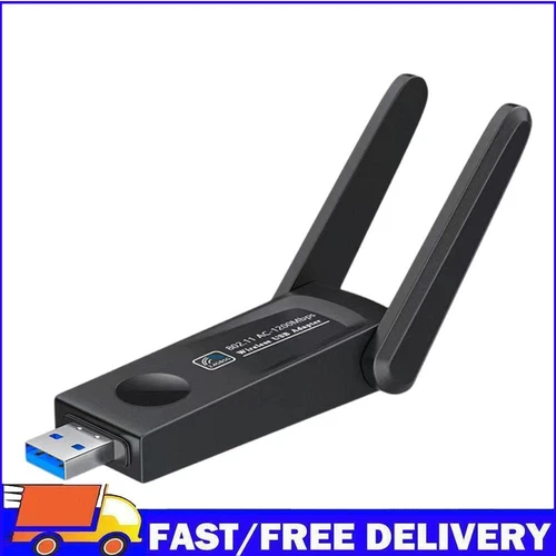 1200Mbps USB 3.0 Wireless Network Card Dual Band 2.4G 5Ghz Dual Antenna for PC
