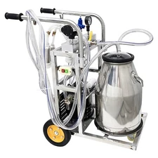25L Oil-free Vacuum Pump Milking Machine for Cows and Goats Farm Milk Machine