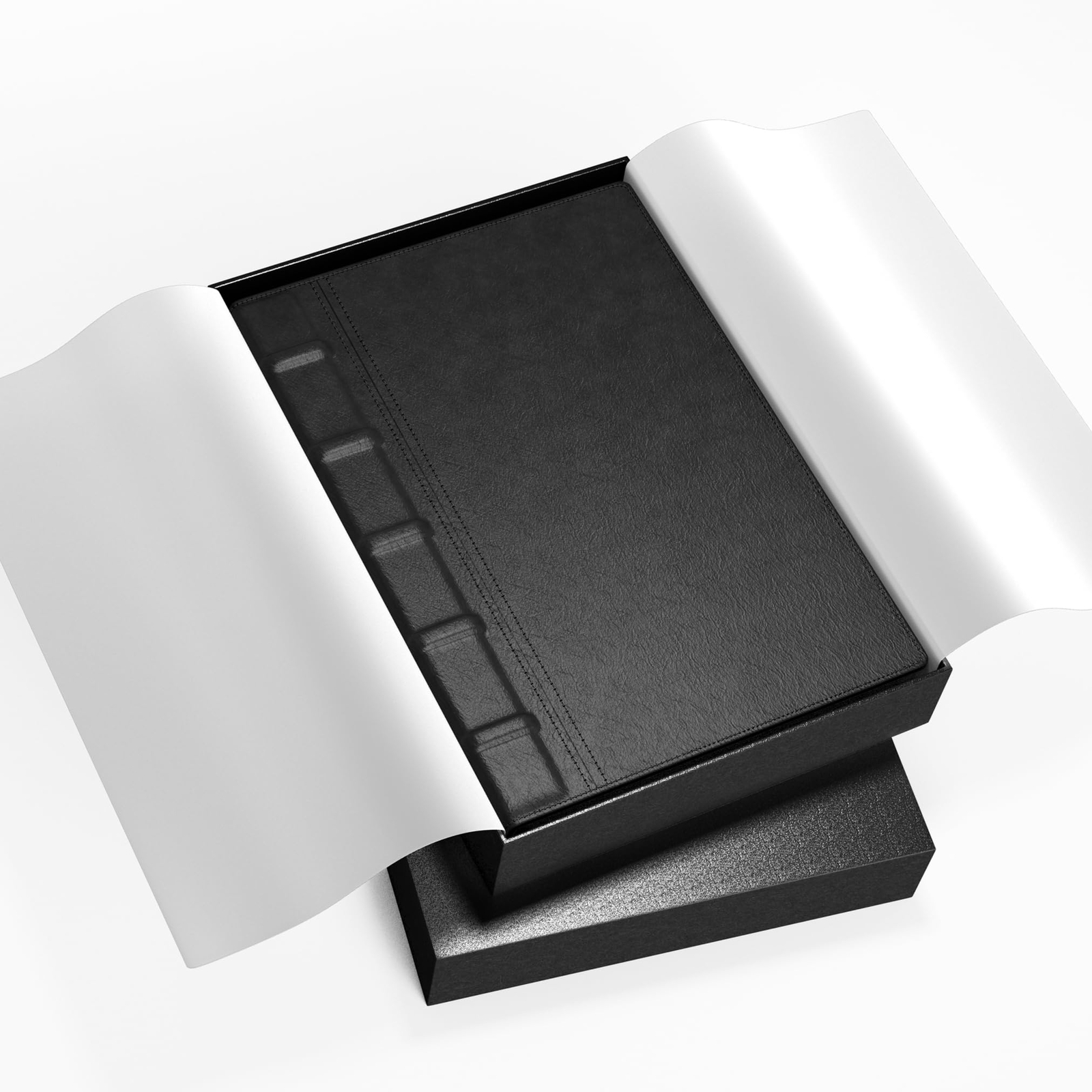 Mens Lined Journal with Gift Box Pocket 290 Pages Leather Notebook  -image