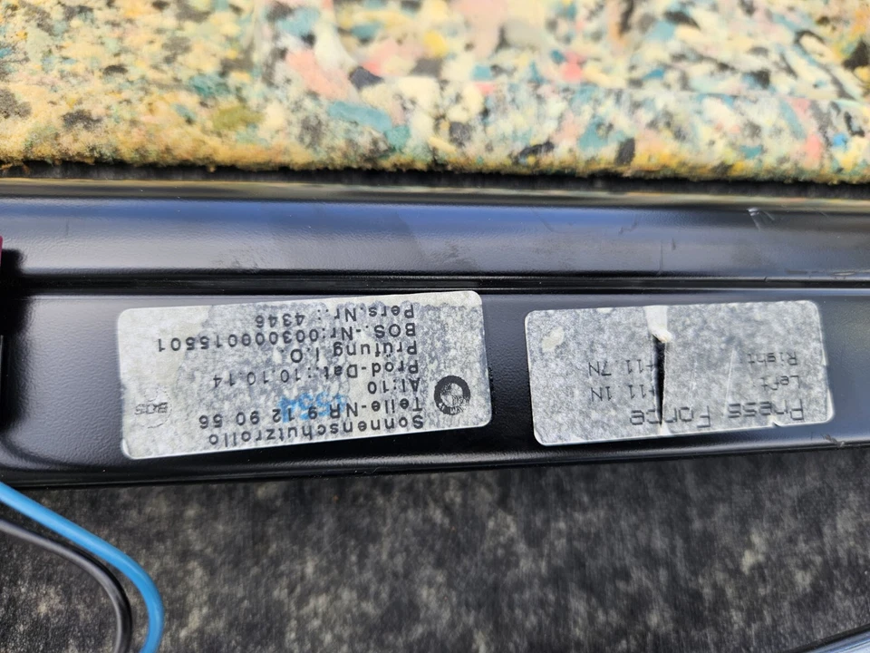 BMW 750Li 2011 negro F01 F02 estante trasero de paquete con altavoz y cortina 547030 14 Foto 4 de 4