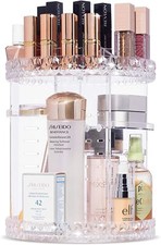 Sorbus 360  Makeup Organizer Rotating Clear Adjustable Carousel Cosmetic Storage