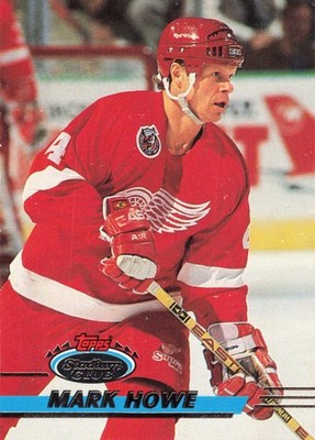Mark Howe 1993-94 Stadium Club #112 Detroit Red Wings Hockey
