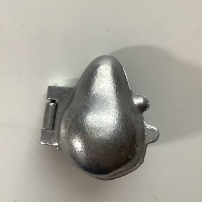 Vintage Hinged Pewter Pear Mold For Ice cream, Chocolate, Or Candy
