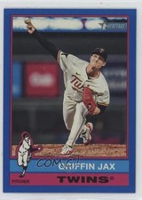 2025 Topps Heritage High Number SP Dark Blue Border Griffin Jax #474 10q4