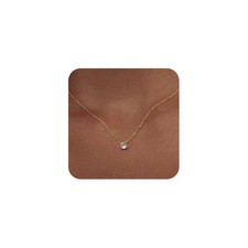 Gold Necklace for Women 14K Gold Plated Dainty Diamond Necklaces Simple CZ Choke