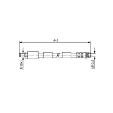 Flexible de frein Citroen C4