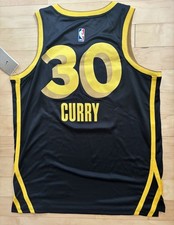 Mens Steph Curry Golden State Warriors Jersey - Large