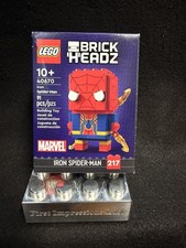 LEGO 40670 2024 BrickHeadz Marvel Iron Spider-Man 217 New Sealed Retired HTF