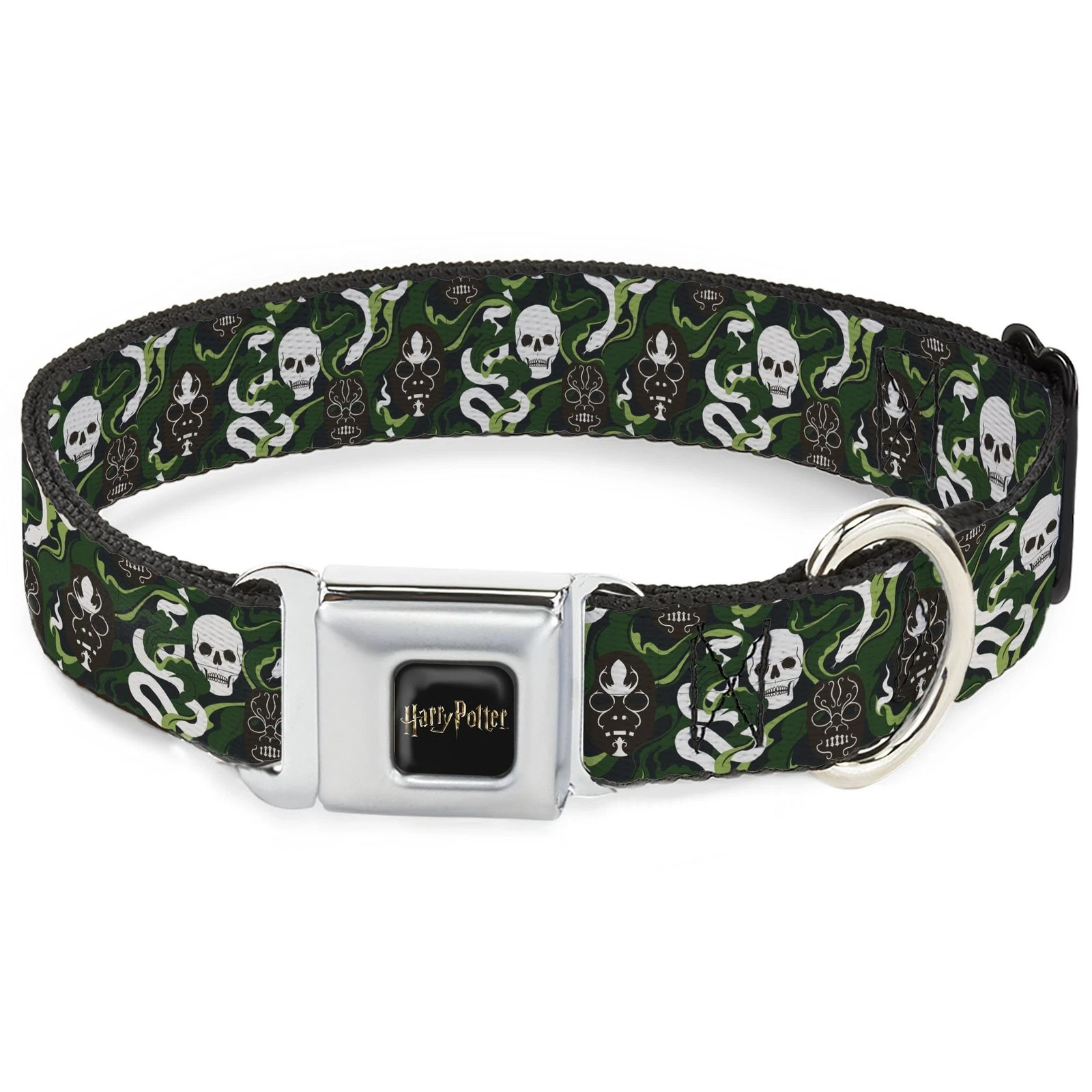 The Wizarding World of Harry Potter Pet Collar, Dog Collar Metal Seatbelt Buckle
