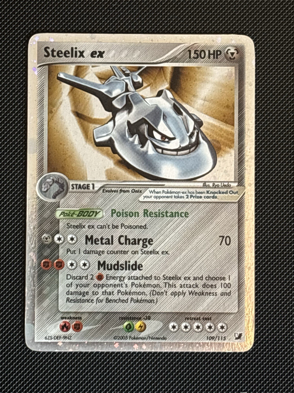Steelix ex 109/115 Holo Rare-Pokemon TCG:EX Unseen Forces Ultra Rare-VLP