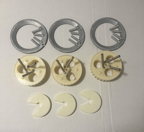 1" Gumball Vending Wheel Sets Of 3 for Northwestern M60 S60 AA PN95 & Similar