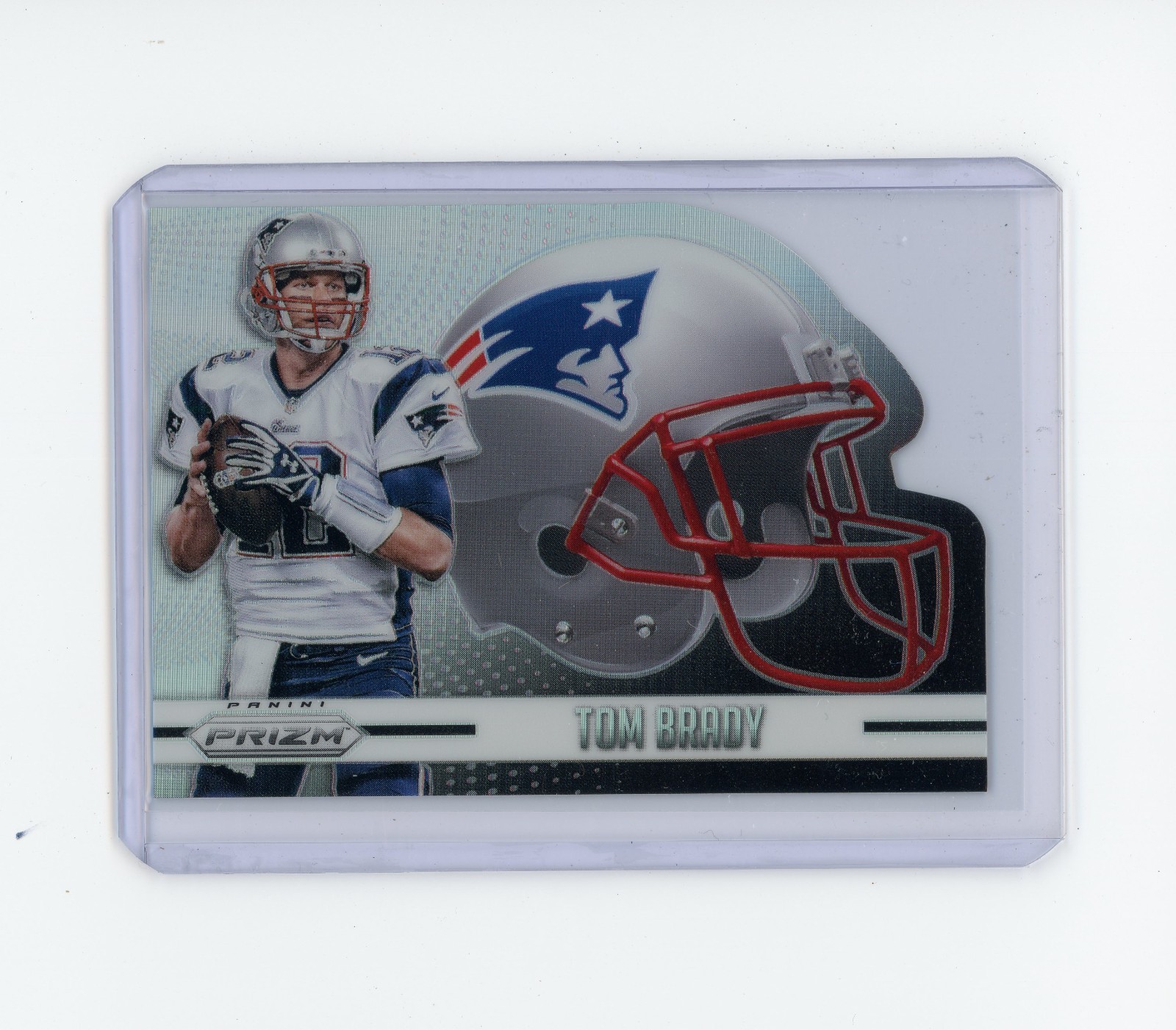 2015 Panini Prizm Tom Brady #H1 Helmets Silver Prizm SP Patriots (D)