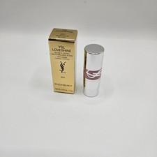 Nib Yves Saint Laurent High Shine Caring Lipstick 201 Rosewood Blush 0.04 Mini