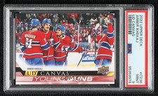 2022 Upper Deck Series 2 UD Canvas Young Guns Arber Xhekaj #C236 PSA 9 MINT 14nn